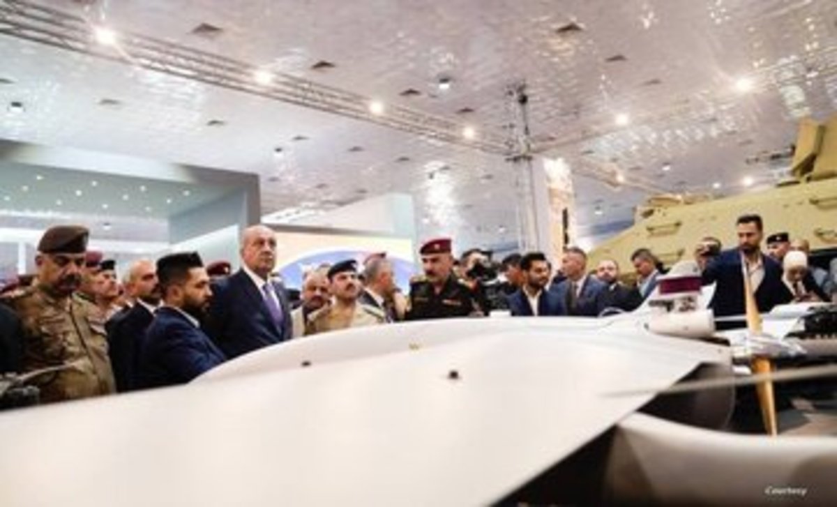 به نمایش گذاشتن پهپاد پیشرفته چینی در نمایشگاه سالانه بغداد