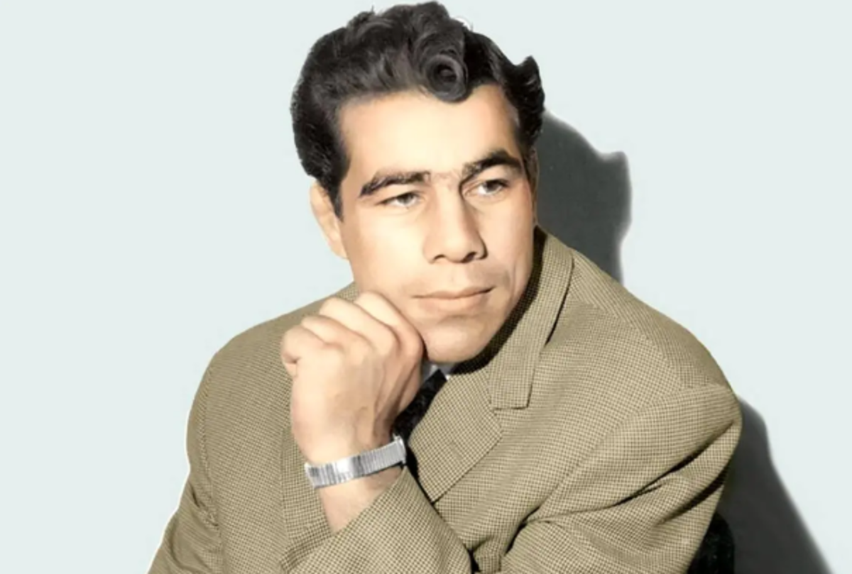 زن غلامرضا تختی با یک آرایش غلیظ در شب عروسی اش