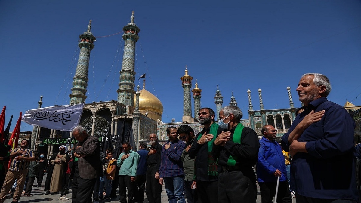 شهر مقدس قم، سوگوار شهادت امام صادق (ع)