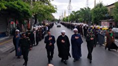 عزاداری مردم آذربایجان غربی در سوگ شهادت امام صادق (ع)