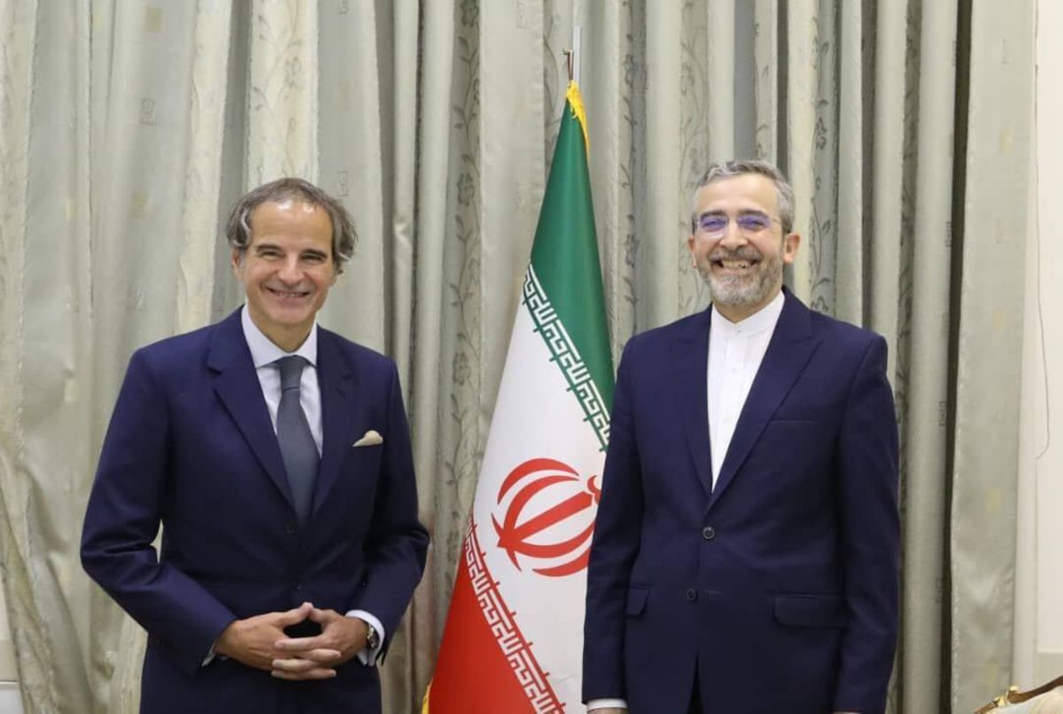 گروسی و باقری دیدار کردند
