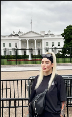 عکس واقعی/ سحر قریشی در کاخ سفید!