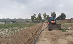 توسعه ۵۰۰ متر شبکه توزیع آب در روستای ریکا از توابع بخش صالح‌آباد