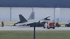 سانحه برای جنگنده اف-۲۲ آمریکا در فرودگاه بین‌المللی جورجیا