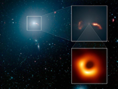 یک تصویر دیگر از بزرگترین سیاه چاله جهان!