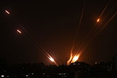 حمله موشکی به شهر عسقلان در فلسطین اشغالی