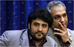 عکس لو رفته از مهران مدیری در کنار رئیس جمهوری سابق