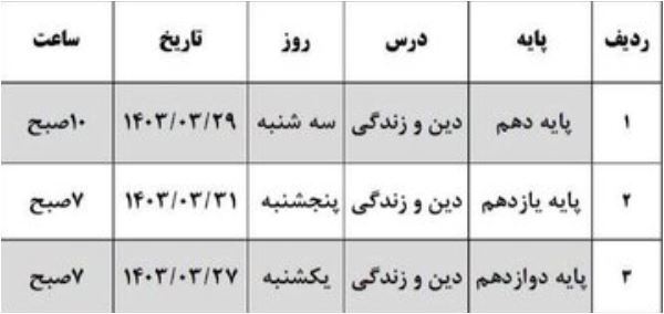 آموزش و پرورش از تغییر تاریخ آزمون‌های مقطع دبیرستان خبر داد