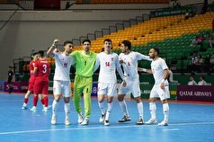 پیروزی پر گل تیم ملی فوتسال کشورمان مقابل قرقیزستان