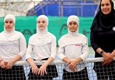 رقهرمانی دختران تنیس در رقابت‌های کمتر از ۱۲ سال غرب آسیا