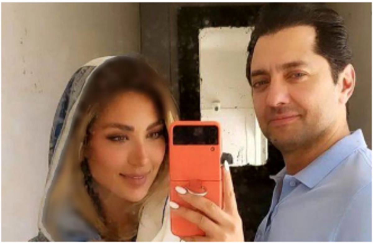سلفی مادر فرزندی همسر بهرام رادان پر بازدید شد/بالاخره پسرشان را نشان دادند