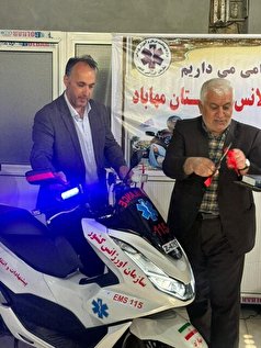 افتتاح چهارمین پایگاه موتورلانس آذربایجان غربی در مهاباد