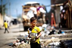 مقاومت فلسطینیان با شکم‌های خالی در سیزدهمین روز از محاصره کامل نوار غزه