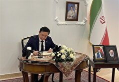 حضور سفیر چین در سفارت ایران در ریاض