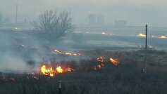 مهار آتش سوزی عرصه‌های منابع طبیعی «نظرآباد» گچساران