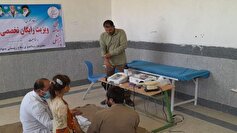 بیمارستان صحرایی سپاه در گورچان پشتکوه خاش راه‌اندازی شد