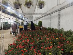 نهمین نمایشگاه گل و گیاه در کردستان برپا شد