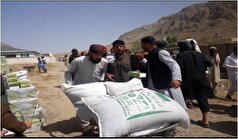 توزیع مواد خوراکی حیوانی در کابل