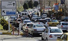 ترافیک سنگین جاده کرج_چالوس، مسافران را گیر انداخت