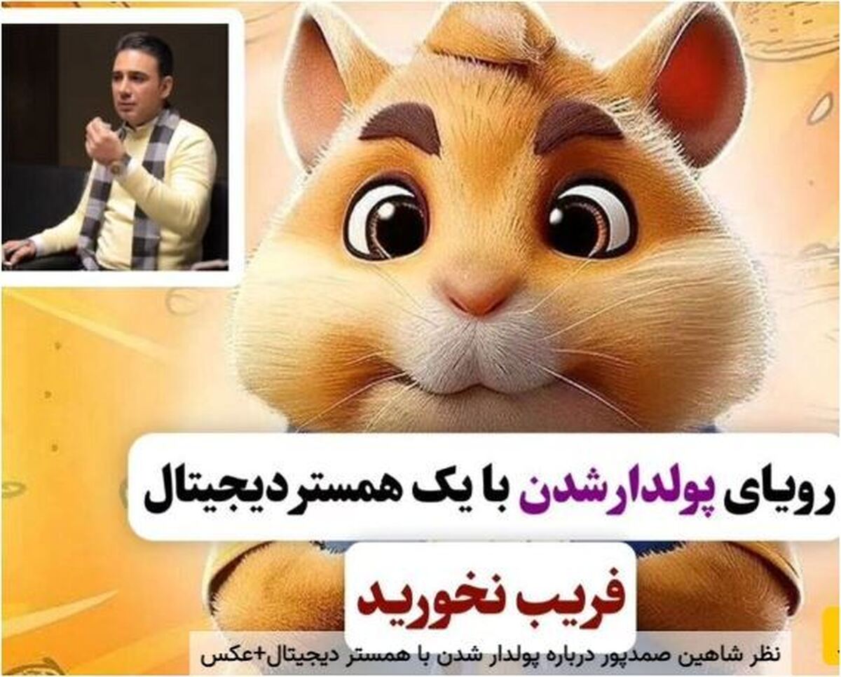 شاهین صمدپور رویای پولدار شدن با همستر را از سر مردم بیرون کرد