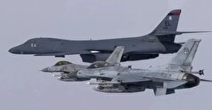 بمباران اهداف دشمن فرضی توسط بمب افکن راهبردی آمریکا در شبه جزیره کره
