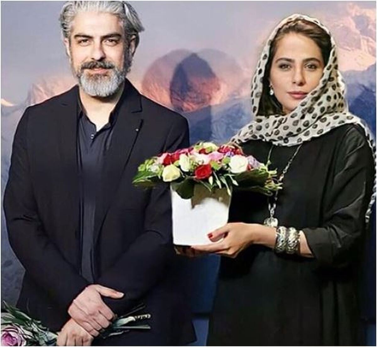 رعنا آزادی ور با انتشار این عکس ازدواجش را علنی کرد+عکس
