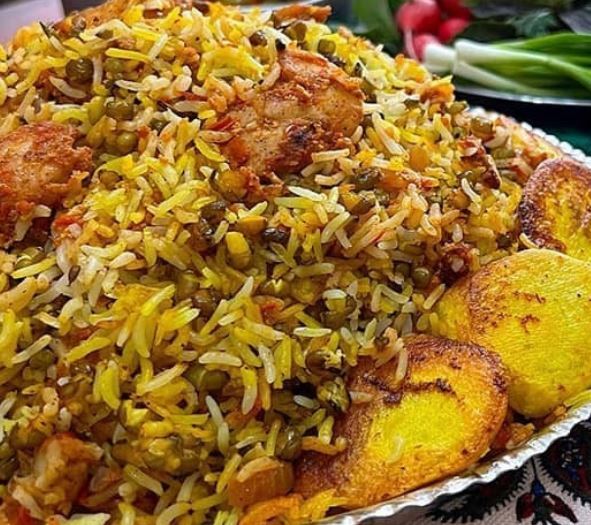 خوشمزه‌ترین پلوی مخلوط با ترکیبی از سبزیجات معطر