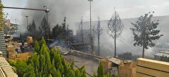 آتش سوزی یک شرکت خودروسازی در قزوین یک مصدوم را راهی بیمارستان کرد