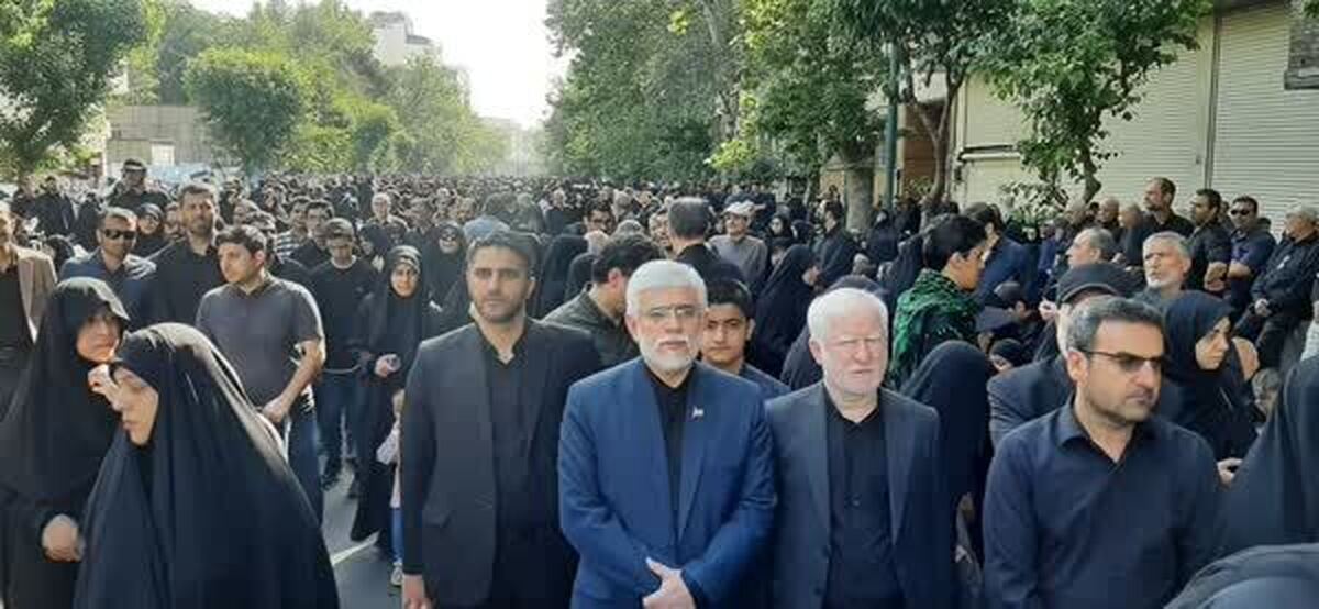 حضور استاندار گلستان در مراسم تشییع پیکر شهید جمهور
