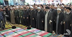 چه کسانی در #صف_اول نماز شهید رئیسی و همراهانش ایستاده بودند