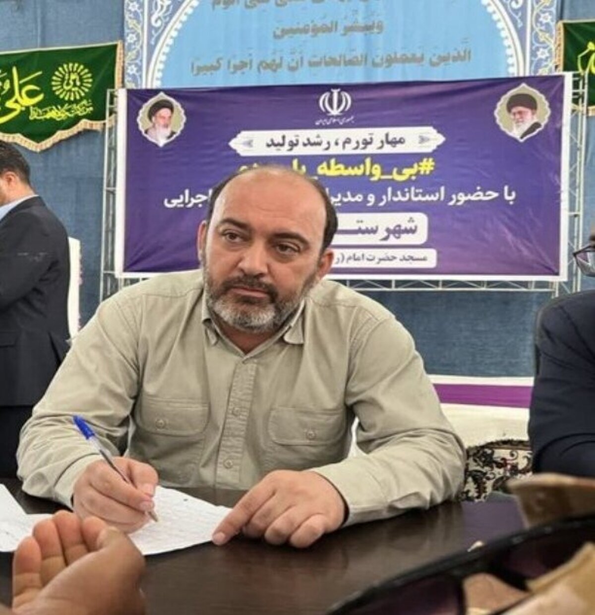 دیدار بی‌واسطه استاندار هرمزگان با مردم بشاگرد
