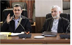عکس قدیمی از سعید جلیلی و احمدی‌نژاد؛ دو رقیب قدر در کنار یکدیگر