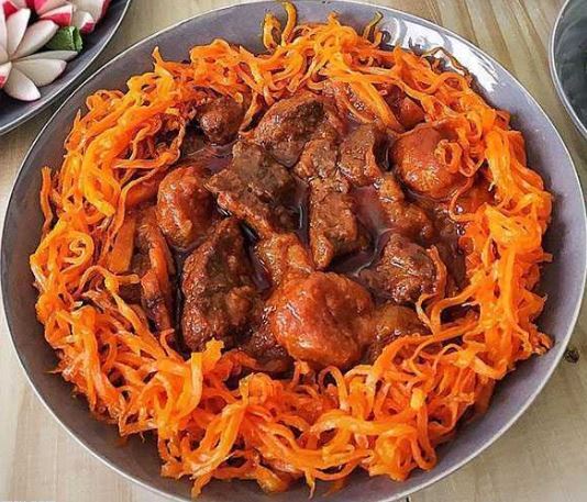 خورش آلو هویج؛ یک غذای خاص تبریزی که انگشتات رو هم باهاش میخوری!