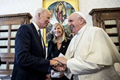دیدار خصوصی بایدن با پاپ در حاشیه اجلاس سران گروه هفت