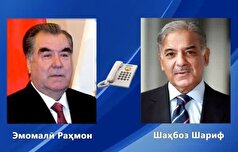 گفت‌وگوی تلفنی رئیس جمهور تاجیکستان با نخست وزیر پاکستان