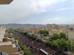 حضور ۳ میلیون نفر در تشییع شهید جمهور در مشهد