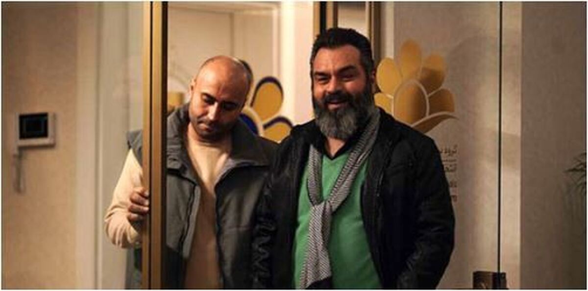 عکس گروهی بازیگران سریال قطب شمال در پشت صحنه