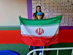 نشان برنز بانوی خوزستانی در پارادو و میدانی جهان با دست مصدوم
