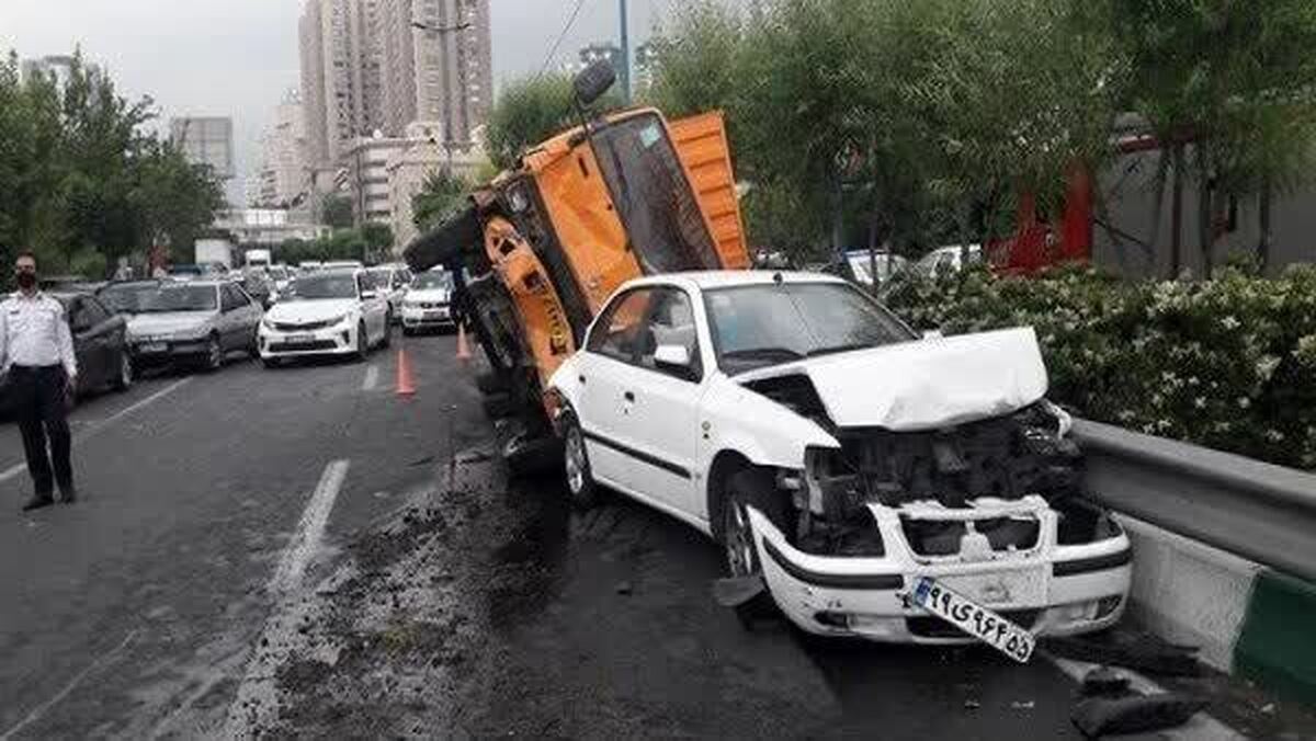 وقوع ۲۱۴۹ حادثه ترافیکی اورژانسی در تهران طی هفته گذشته