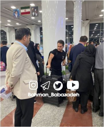 خواننده معروف لس آنجلسی به ایران بازگشت+عکس خواننده در فرودگاه