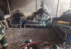 آتش سوزی منزل مسکونی در مشهد یک مصدوم برجای گذاشت