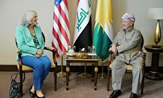 حمایت سفیر آمریکا از سفر بارزانی به بغداد
