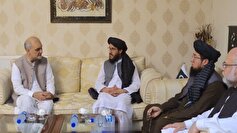 دیدار سفیر طالبان با رئیس جماعت اسلامی پاکستان