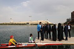 بازدید کیومرث هاشمی از اردوی تیم ملی قایقرانی پارالمپیک