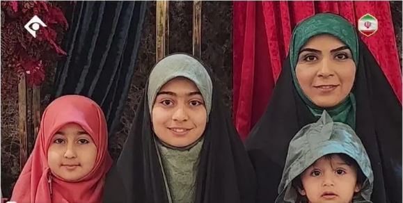 عکس/خانواده محجبه مصطفی پورمحمدی آرزوی هر مرد ایرانی!