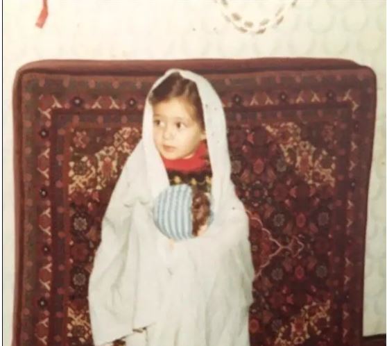 عکس بانمک از حجاب گرفتن الهام حمیدی ۵ ساله/چقدر کیوووته