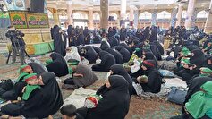 مراسم شیرخوارگان حسینی در مسجد مقدس جمکران برگزار شد