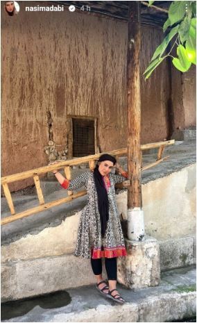 خونه زندگی روستایی مجردی نسیم ادبی در دهات پلکانی/ چه خونه باصفایی+عکس