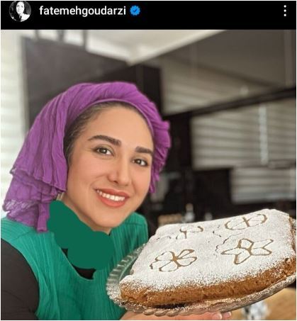خلاقیت جذاب فاطمه گودرزی بازیگر سریال لحظه گرگ و میش برای تزیین کیک با پودر قند/ همکاری مشترک مادر و دختری+عکس خلاقیت جذاب فاطمه گودرزی بازیگر سریال لحظه گرگ و میش برای تزیین کیک با پودر قند/ همکاری مشترک مادر و دختری+عکس