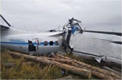 حادثه سقوط یک هواپیما در مسکو